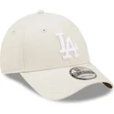 bezowa-regulowana-czapka-z-zakrzywionym-daszkiem-9forty-league-essential-los-angeles-dodgers-mlb-new-era