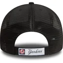 casquette-trucker-noire-ajustable-avec-logo-noir-9forty-home-field-new-york-yankees-mlb-new-era