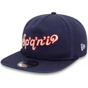 casquette-plate-bleue-marine-snapback-golfer-alternative-spokane-indians-milb-new-era