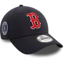 gorra-curva-azul-marino-ajustable-9forty-side-patch-de-boston-red-sox-mlb-de-new-era