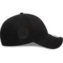 new-era-curved-brim-black-logo-39thirty-monochrome-new-york-yankees-mlb-black-fitted-cap