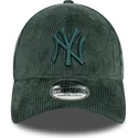 casquette-courbee-verte-ajustee-avec-logo-vert-39thirty-cord-new-york-yankees-mlb-new-era