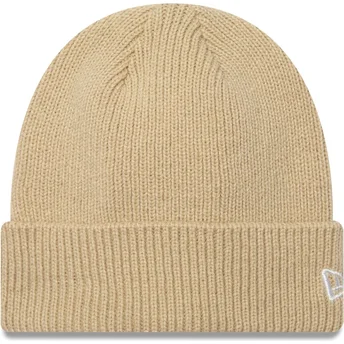 Bonnet beige Wool Cuff Knit New Era