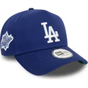 new-era-curved-brim-9forty-e-frame-patch-los-angeles-dodgers-mlb-blue-snapback-cap