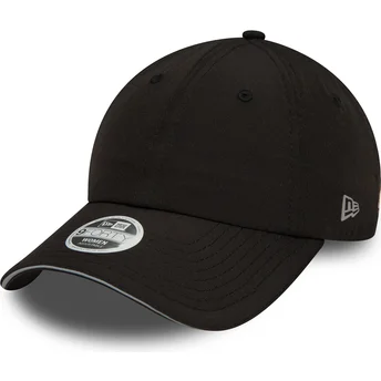 Casquette courbée noire ajustable pour femme 9FORTY Open Back New Era