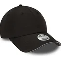 9forty-open-back-verstellbare-schwarze-damen-cap-mit-gebogenem-schirm-von-new-era