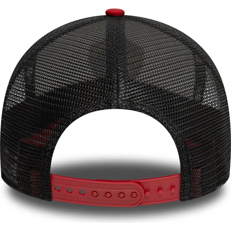 weisse-schwarze-und-rote-9forty-e-frame-core-trucker-cap-associazione-sportiva-roma-serie-a-von-new-era