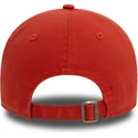 new-era-curved-brim-9twenty-heritage-script-orange-adjustable-cap