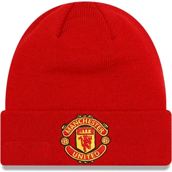 Gorro rojo Core Cuff de Manchester United Football Club Premier League de New Era