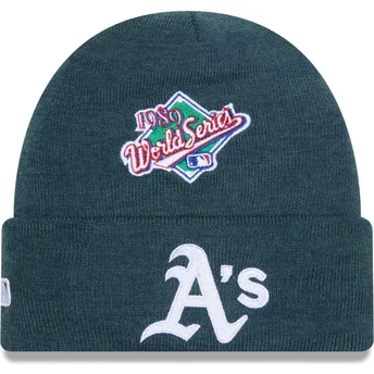 Bonnet vert World Series Balaclava Oakland Athletics MLB New Era