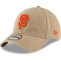 casquette-courbee-beige-ajustable-9twenty-core-classic-san-francisco-giants-mlb-new-era