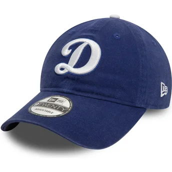 Ρυθμιζόμενο μπλε καπέλο με καμπύλη 9TWENTY Core Classic των Los Angeles Dodgers MLB της New Era