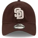 brazowa-regulowana-czapka-z-zakrzywionym-daszkiem-9twenty-core-classic-san-diego-padres-mlb-new-era