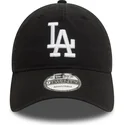 gorra-curva-negra-ajustable-9twenty-washed-de-los-angeles-dodgers-mlb-de-new-era