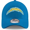 new-era-curved-brim-9forty-the-league-los-angeles-chargers-mlb-blue-adjustable-cap