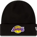 bonnet-noir-essential-cuff-los-angeles-lakers-nba-new-era