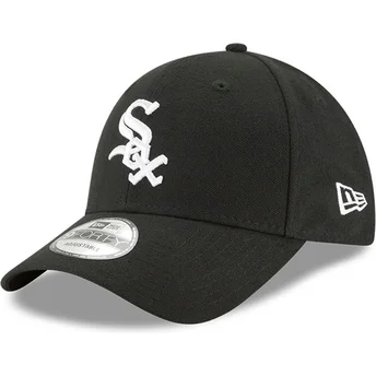Justerbar svart böjd keps för barn 9FORTY The League Chicago White Sox MLB från New Era
