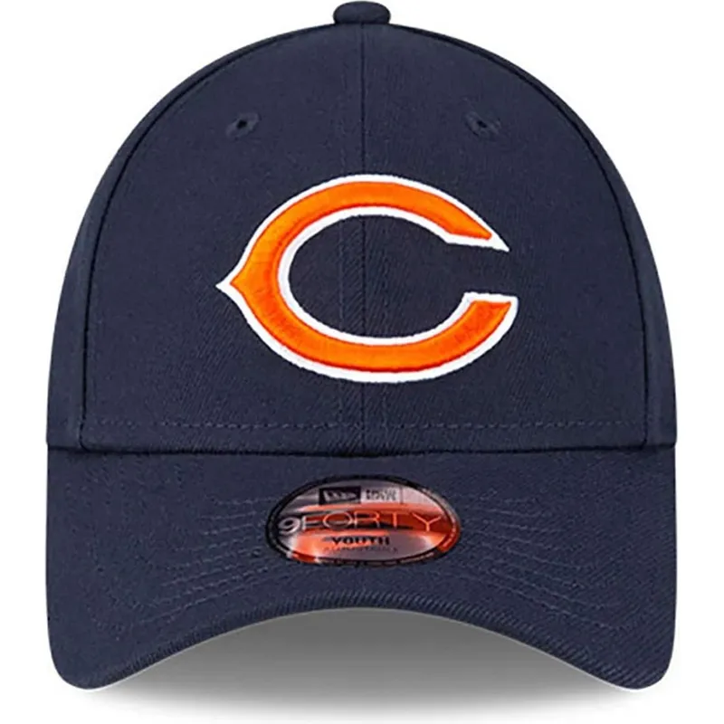 marinbla-bojd-justerbar-keps-for-barn-9forty-the-league-fran-chicago-bears-nfl-av-new-era
