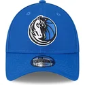 casquette-courbee-bleue-ajustable-9forty-the-league-dallas-mavericks-nba-new-era