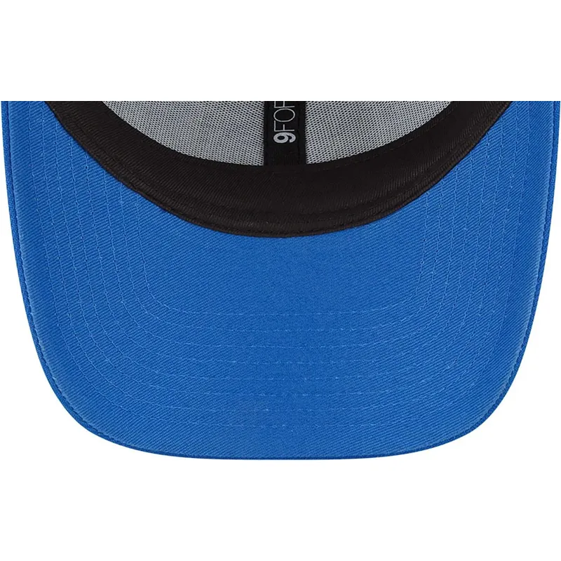 blaue-verstellbare-curved-cap-9forty-the-league-der-dallas-mavericks-nba-von-new-era