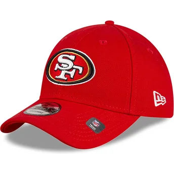 Casquette courbée rouge ajustable 9FORTY The League Team Colour San Francisco 49ers NFL New Era