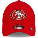 casquette-courbee-rouge-ajustable-9forty-the-league-team-colour-san-francisco-49ers-nfl-new-era