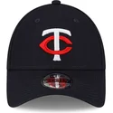 casquette-courbee-bleue-marine-ajustable-9forty-the-league-minnesota-twins-mlb-new-era