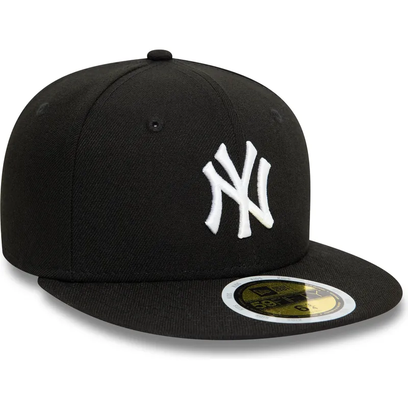 schwarze-flache-angepasste-kinderkappe-59fifty-der-new-york-yankees-mlb-von-new-era