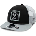 casquette-trucker-noire-et-grise-9fifty-low-profile-patch-las-vegas-raiders-nfl-new-era