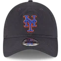 casquette-courbee-grise-ajustable-9twenty-core-classic-new-york-mets-mlb-new-era