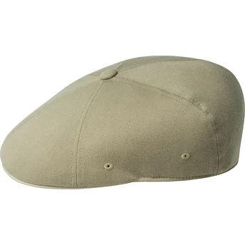 Beige Wollbarett Flexfit 504 Taupe von Kangol