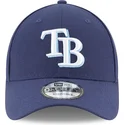 gorra-curva-azul-marino-ajustable-9forty-the-league-de-tampa-bay-rays-mlb-de-new-era