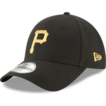 New Era Curved Brim 9FORTY The League Pittsburgh Pirates MLB Adjustable Cap schwarz