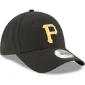 new-era-curved-brim-9forty-the-league-pittsburgh-pirates-mlb-black-adjustable-cap