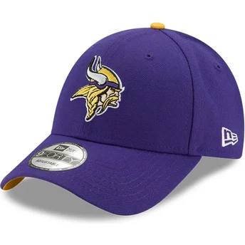 Gorra curva violeta ajustable 9FORTY The League de Minnesota Vikings NFL de New Era