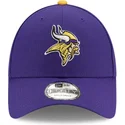 casquette-courbee-violette-ajustable-9forty-the-league-minnesota-vikings-nfl-new-era