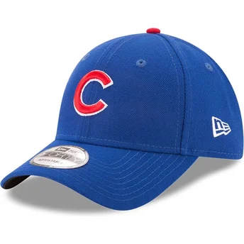 Regulowana niebieska czapka z zakrzywionym daszkiem 9FORTY The League Chicago Cubs MLB od New Era