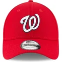 new-era-curved-brim-9forty-the-league-washington-nationals-mlb-red-adjustable-cap