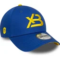 blaue-verstellbare-gebogene-kappe-9forty-core-von-xbuyer-team-kings-league-von-new-era