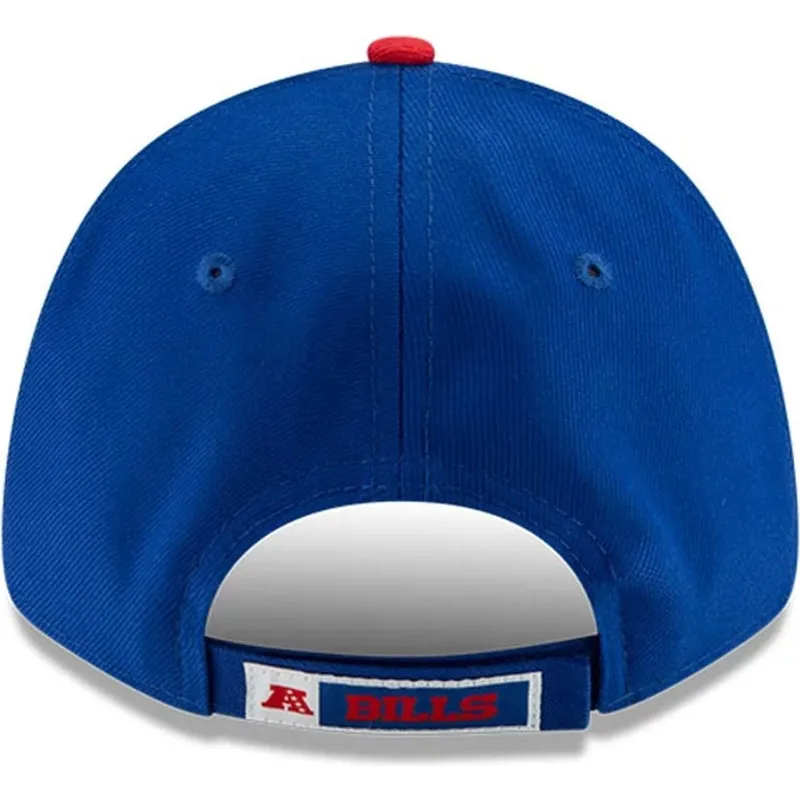 verstellbare-blaue-und-rote-curved-cap-9forty-the-league-der-buffalo-bills-nfl-von-new-era