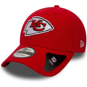 Röd justerbar kurvad keps 9FORTY The League från Kansas City Chiefs NFL av New Era
