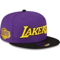 los-angeles-lakers-nba-9fifty-statement-lila-och-svart-snapback-flat-keps-fran-new-era