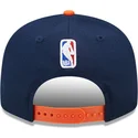granatowo-pomaranczowa-czapka-z-daszkiem-snapback-9fifty-statement-new-york-knicks-nba-marki-new-era