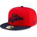 new-era-flat-brim-59fifty-statement-los-angeles-clippers-nba-red-and-navy-blue-fitted-cap