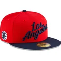 gorra-plana-roja-y-azul-marino-ajustada-59fifty-statement-de-los-angeles-clippers-nba-de-new-era