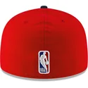 gorra-plana-roja-y-azul-marino-ajustada-59fifty-statement-de-los-angeles-clippers-nba-de-new-era