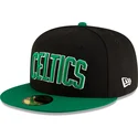 gorra-plana-negra-y-verde-ajustada-59fifty-statement-de-boston-celtics-nba-de-new-era