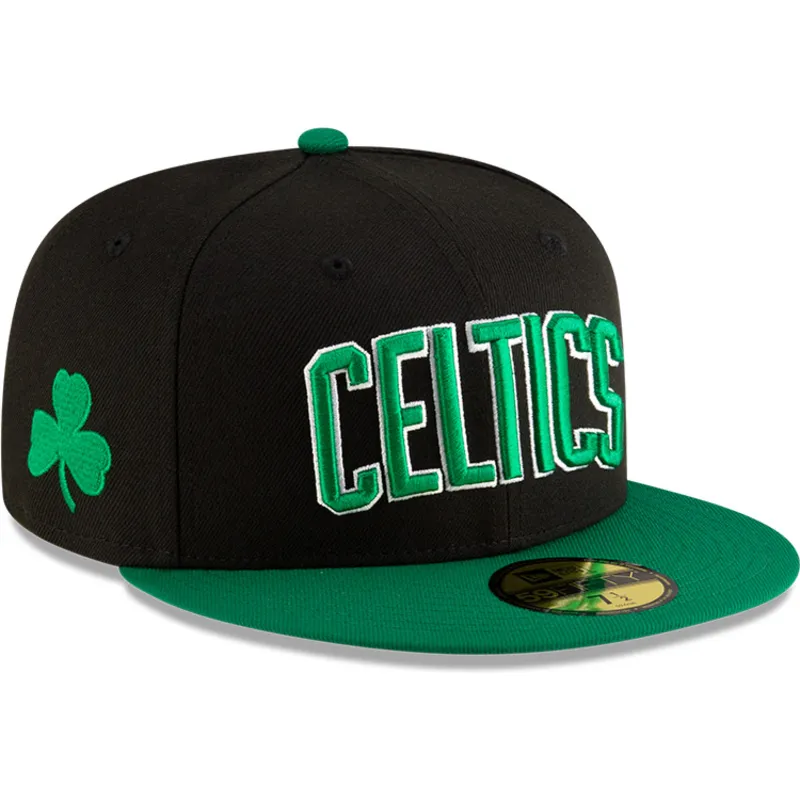 boston-celtics-nba-59fifty-statement-schwarze-und-grune-flat-cap-von-new-era