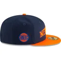 platt-keps-marinbla-och-orange-justerad-59fifty-statement-fran-new-york-knicks-nba-av-new-era