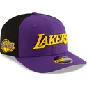 casquette-courbee-violette-et-noire-snapback-9seventy-statement-stretch-snap-los-angeles-lakers-nba-new-era